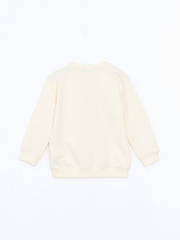 Bisiklet Yaka Bask?l? K?z Bebek Sweatshirt - Waikiki фото 3