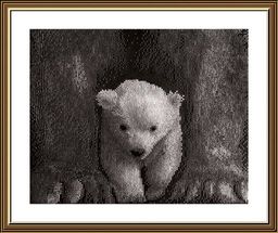 Набор для вышивания Нова Слобода СВ 4504 Сам ты белая ворона 26.6 х 20.8 см