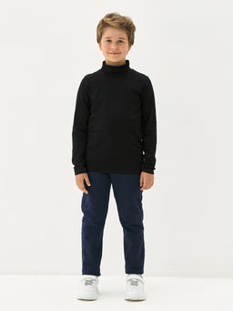 Черная водолазка для мальчика - Kogankids фото 8