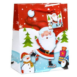 Цена за 12 шт. Пакет подарочный 12х15х6 Новый год / 16023 /уп 12/2400/ микс - Галеонтрейд фото 4