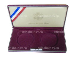 Коробка для 2 монет в капсулах диаметром 45 мм (б/у)