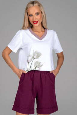 Футболка Анисия (лиловый) - Эльза фото 6