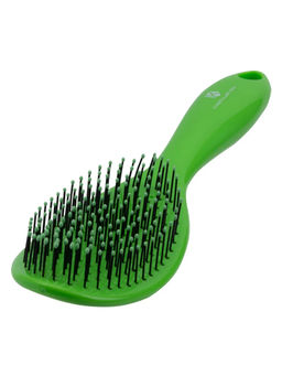 Kristaller Расчёска массажная для волос / Вогнутая 975, пластик, 22 см, салатовый