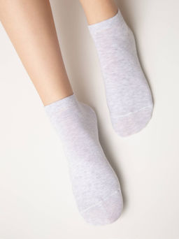 Цена за 2 пары .CONTE 3DSOCKS Носки женские (короткие) светло-серый - Conte elegant фото 2