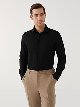 Slim Fit Uzun Kollu Erkek G?mlek