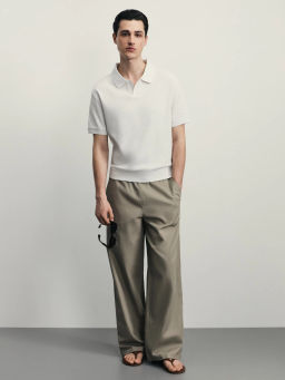 Поло из 100% хлопка / Zarina  фото 2