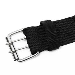 Ошейник четырехслойный с вертлюгом, 65 х 4 см, ОШ 54-60 см, полиэстер, чёрный - Пижон фото 7