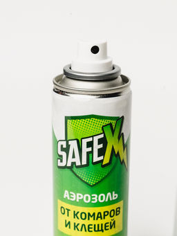 Цена за 2 шт. Аэрозоль Репеллент SAFEX, от клещей и комаров, для всей семьи, 100 мл  фото 4