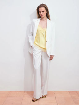 Однобортный жакет из тенселя ZR2605022506-1 / Zarina