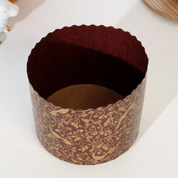 Цена за 1200 шт. Форма бумажная для кекса, маффинов и кулича "РАЙСКИЙ САД" 124х100мм ( фасовка 1200 шт)