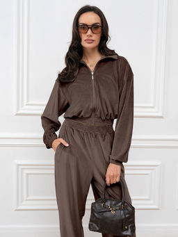 Костюм женский Элис Молочный шоколад - Modamica фото 2