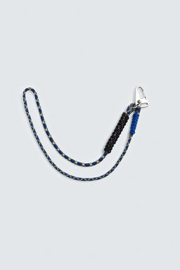 CONTRAST CORD KEY RING