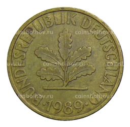 10 пфеннигов 1989 года D Германия