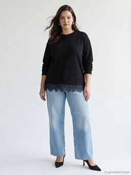 Soft Touch P?sk?ll? Kad?n Sweatshirt Tunik