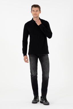 Мужской черный базовый свитшот Неожиданная скидка в корзине - U.s. polo assn фото 4