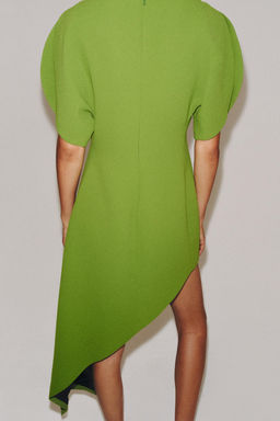 VESTIDO ASIM?TRICO ZW COLLECTION / Verde - Zara фото 3