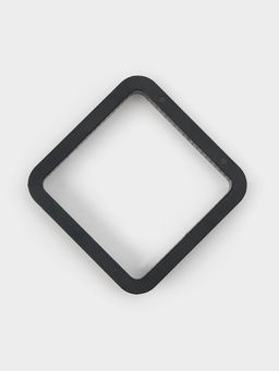 Формы для выпечки перфорированные Доляна Квадрат, набор 6 шт., пластик, 8?2 см, чёрные  фото 4