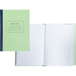 Книга учета Attache 96л. в линейку офсет обл.плотн. картон