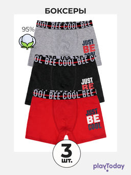 PlayToday / Трусы-боксеры для мальчика, 3 шт. в комплекте