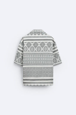 GEOMETRIK JACQUARD INCE CEKET - Zara фото 8