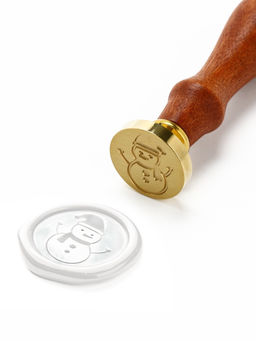 Сургучная печать «Новый год: Снеговик», 10×16 см