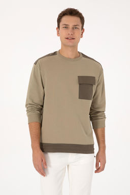 Erkek A__k Haki Sweatshirt