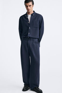 LINEN - SILK TROUSERS - Zara фото 5
