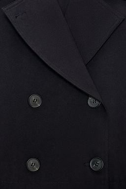 TRENCH CRUZADA CORTA / Marino - Zara фото 8