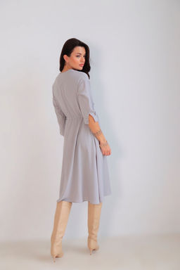 Martichelli Платье светло-серое  фото 2