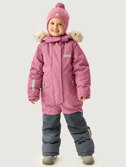 Комбинезон 8з0826 ягодный мусс/серый