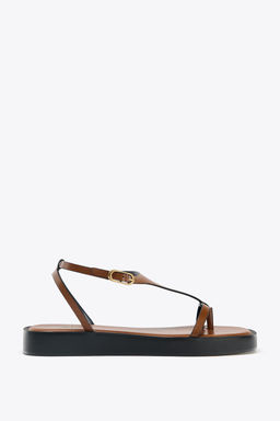 STRAPPY PLATFORM SANDALS - Zara фото 14
