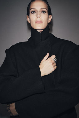 WOOL BLEND COAT ZW COLLECTION - Zara фото 7