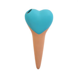 Автополив для комнатных растений «Сердечко», 14×4.6 см, керамика, набор 4 шт., МИКС