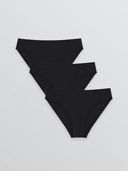 B?y?k Beden D?z Bikini K?lot 3l?