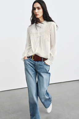 ZW COLLECTION EMBROIDERED SHIRT