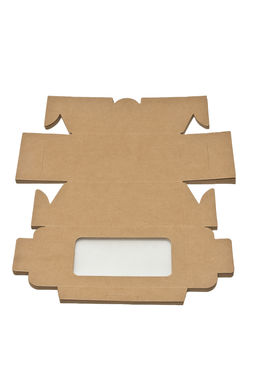 Коробка крафтовая с окошком 16*9*7,5 см (12 шт) SF-7751, №1 - No name фото 2