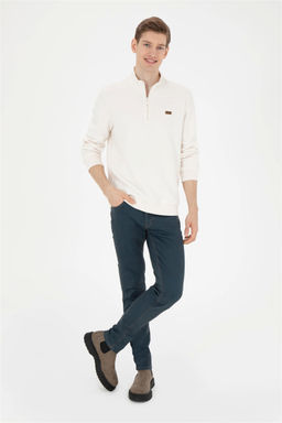 Мужской свитшот цвета экрю Неожиданная скидка в корзине - U.s. polo assn фото 4