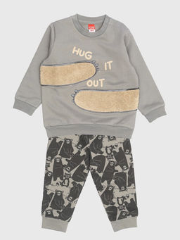 CRB wear / CWBB 90277-23-429 Комбинезон для мальчика,серый  фото 2