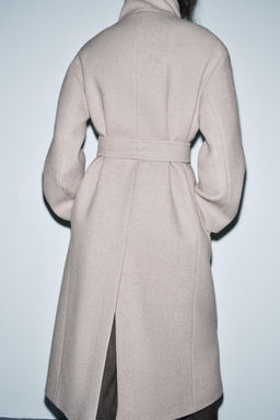 OVERSIZE HIGH-NECK COAT ZW COLLECTION LIMITED EDITION - Zara фото 3