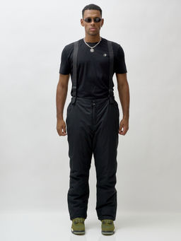 Горнолыжный костюм мужской зимний желтого цвета 372J