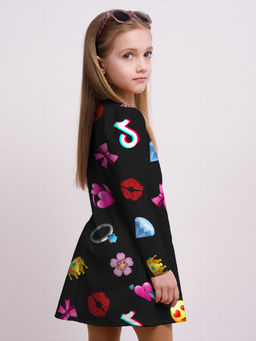 Платье "Тик-Ток",чёрный