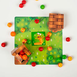 Настольная игра детей на везение «Весёлый огород», сортировка