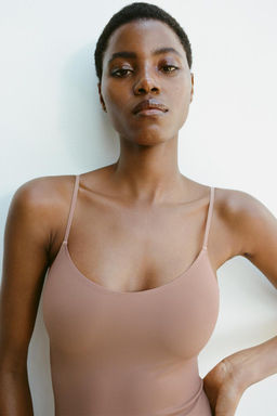 SHORT SHAPEWEAR SLIP DRESS - Zara фото 11