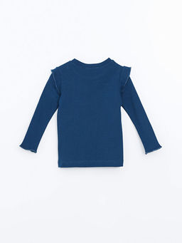 Bisiklet Yaka Nak??l? K?z ?ocuk Ti??rt - Waikiki фото 3