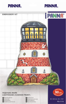 Набор для вышивания PANNA PD-7174 Подушка Маяк 35 х 42.5 см