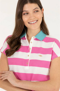 Женская розовая футболка - U.s. polo assn фото 10