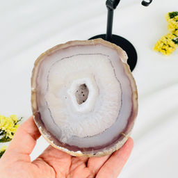 Срез Агата на подставке - Радуга самоцветов фото 2