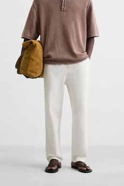 COTTON - LINEN TROUSERS - Zara фото 20