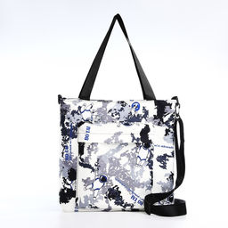 Шопер на молнии, цвет чёрный