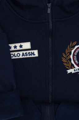 Темно-синий свитшот для мальчика Неожиданная скидка в корзине - U.s. polo assn фото 4